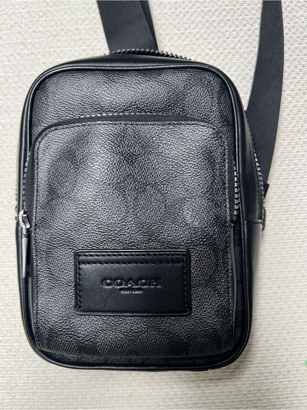Coach leather weekend bag